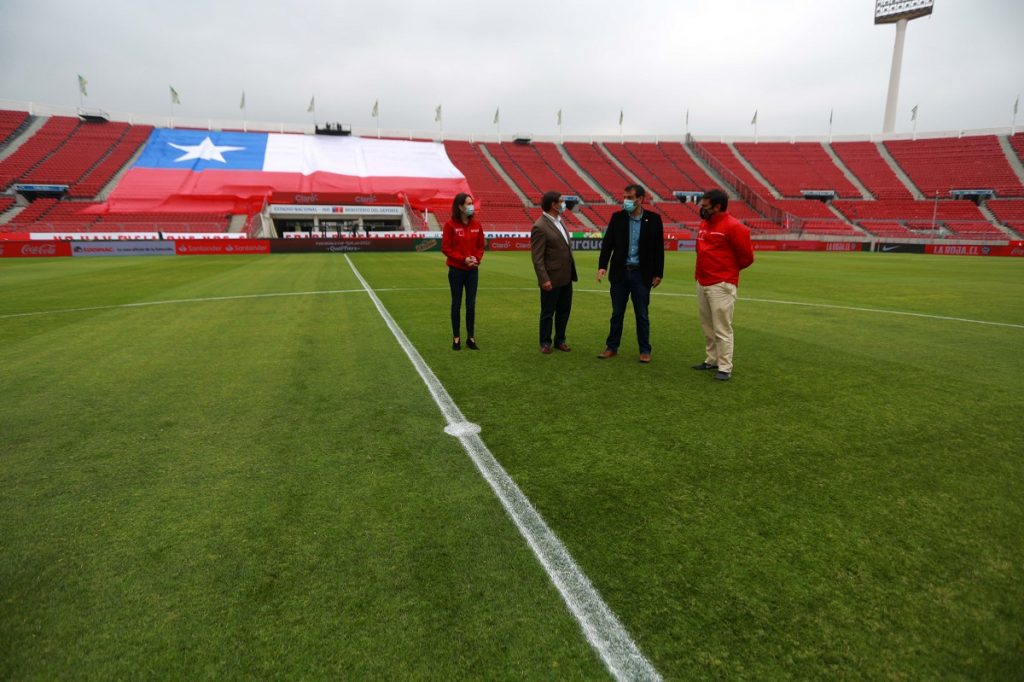 Autoridades fiscalizan el Estado Nacional en la previa del Chile vs. Perú por Clasificatorias