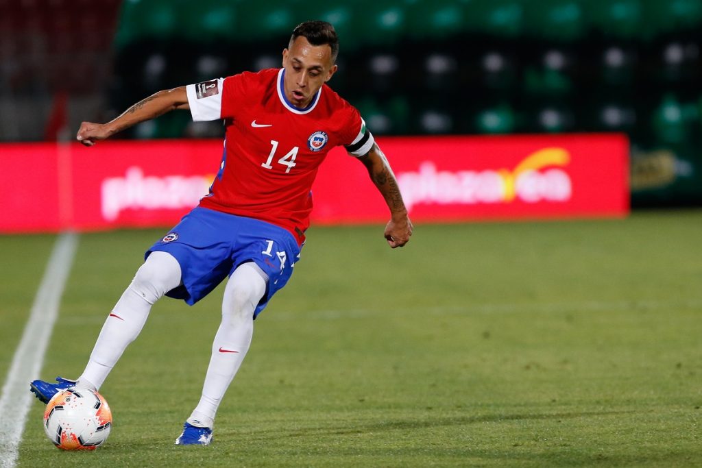 Fabián Orellana fue titular en empate del Valladolid en España