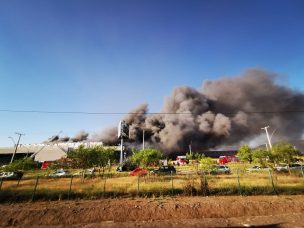 Al menos 20 casas afectadas por incendio en la comuna de Cerro Navia