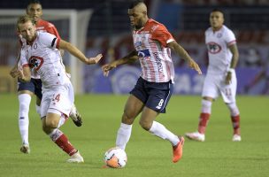 Unión La Calera dio pelea pero cayó ante Junior en Colombia en Copa Sudamericana