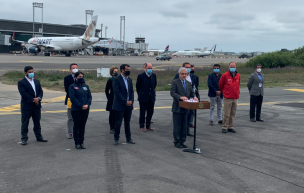 Presidente Piñera inauguró ampliación del aeropuerto internacional de Concepción