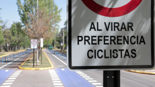 Inauguran ciclovía táctica en Ñuñoa contemplada en el Plan Nacional de Movilidad