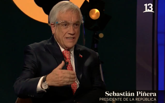 Presidente Piñera aclara sus dichos sobre el estallido social: “Yo me refería a la guerra contra la violencia y la violencia es un enemigo poderoso”