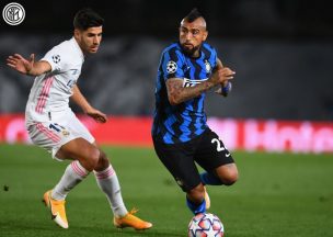 Inter con Vidal y Alexis cayó en su visita al Real Madrid en Champions League