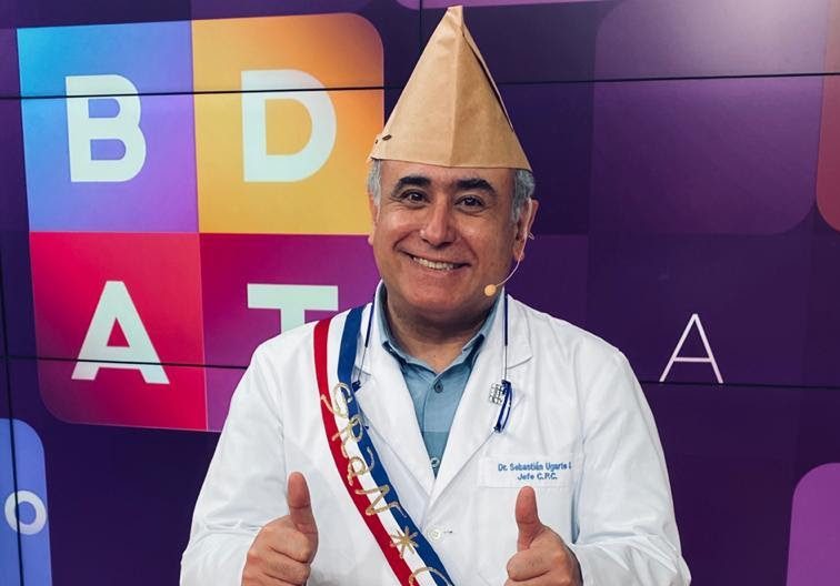 Doctor Sebastián Ugarte enseñó “quien ocupa su cama” y sacó risas en las redes sociales