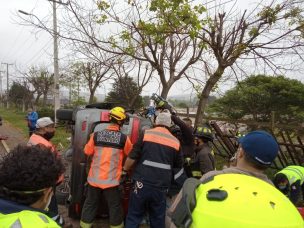 Quintero: Accidente deja dos muertos y siete lesionados graves