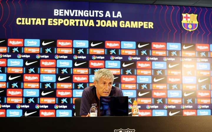 Quique Setién: “Messi no es fácil de gestionar, ves cosas que no te esperas”