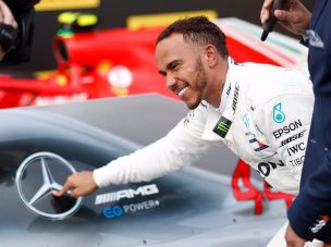 F1: Lewis Hamilton hace campeón a Mercedes en Imola