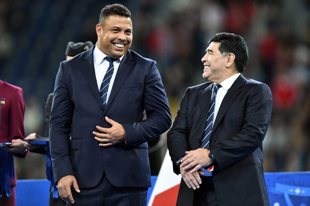 Ronaldo expresó su tristeza por la muerte de Maradona: “Era cercano y alegre”