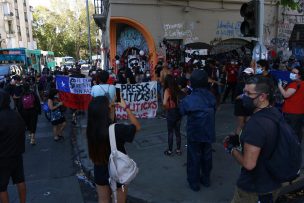 Realizan marcha a un año de muerte de Mauricio Fredes en el estallido social