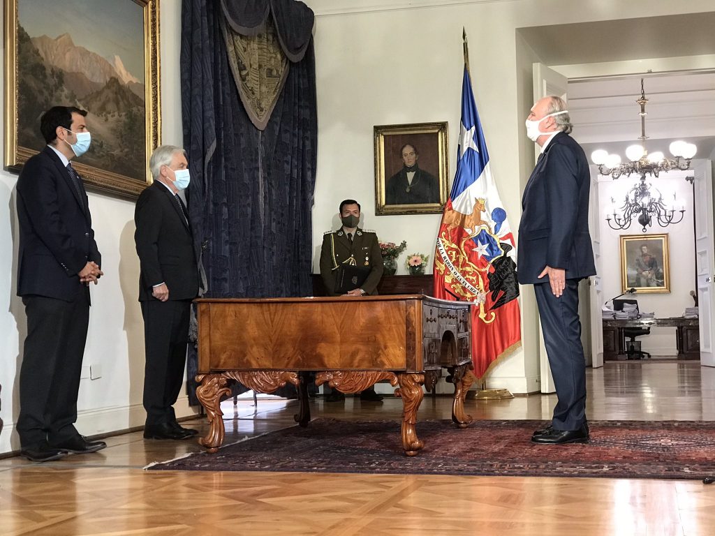 Presidente Piñera designa a Baldo Prokurica como nuevo ministro de Defensa