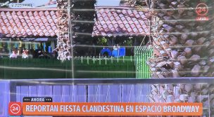 Reportan fiesta clandestina en Espacio Broadway: habría más de 300 personas en el recinto