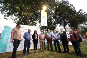 FOTOS | Inauguraron más de 1.000 luminarias LED en sectores emblemáticos de Ñuñoa