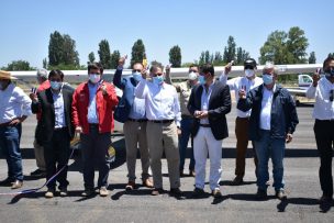 Linares: Intendente Prieto encabezó inauguración de aeródromo Carlos del Campo Rivera