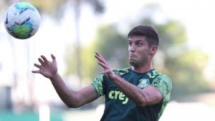 Benjamín Kuscevic sumó sus primeros minutos en el Palmeiras