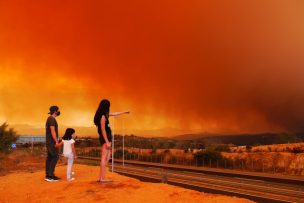 Incendio forestal en Valparaíso y Quilpué ya consume más de 100 hectáreas