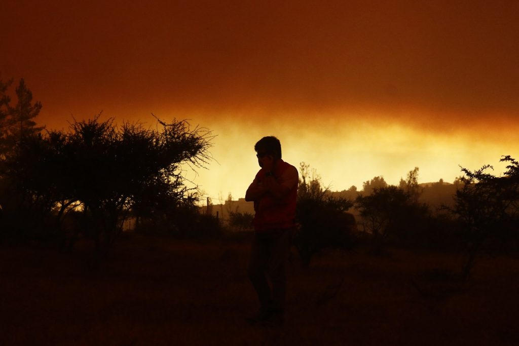 Conaf asegura que incendio forestal en Quilpué fue intencional: “Lo hizo alguien que sabe del comportamiento del fuego”