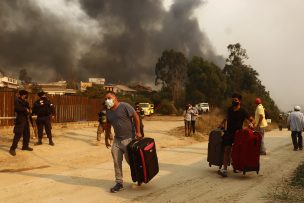 Intendente de Valparaíso e intencionalidad de incendios: 