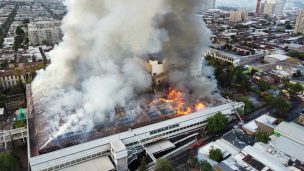 Realizan balance tras incendio en Hospital San Borja: No estará operativo al menos durante esta semana