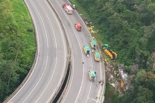 Accidente de tránsito en Brasil deja 21 muertos