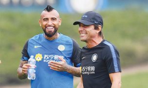 Conte: “Vidal tiene la experiencia adecuada para enfrentar bien a la ‘Juve’”