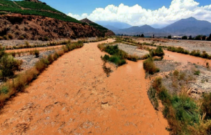 Alerta Amarilla en Los Andes por altos niveles de turbiedad en Río Aconcagua