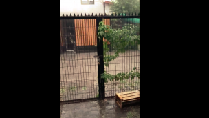 VIDEOS | Reportan caída de granizos en Maipú y Las Condes tras sistema frontal en la RM