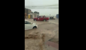 Algarrobo: Vecinos reportan inundación en sus viviendas