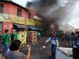 Incendio se registra en las cercanías de la Vega Central