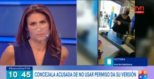 Hija de concejala que acusada de infringir cuarentena arremetió en vivo contra matinal TVN: 