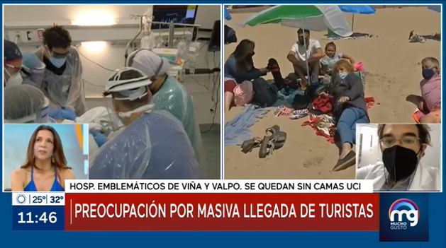“Debieran estar usando una mascarilla”: La severa llamada de atención de doctor a animadores de “Mucho Gusto”