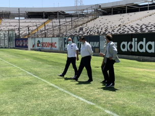 Autoridades supervisaron medidas sanitarias en el Estadio Monumental para el Superclásico