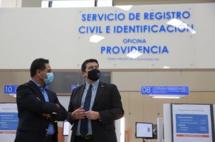 Reinauguran oficina del Registro Civil en Providencia siniestrada durante el estallido social