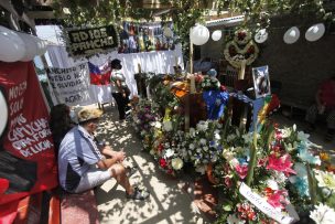 Realizan en Puente Alto emotivo velorio de malabarista baleado por carabinero en Panguipulli