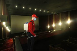 Supervisan medidas sanitarias y de seguridad en reapertura de cines