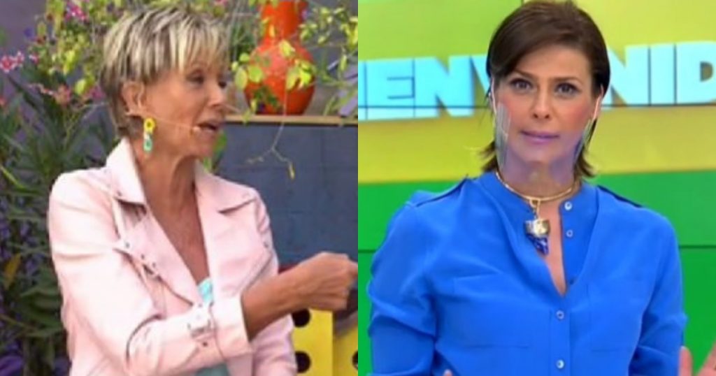 Raquel Argandoña vivió “lapsus” en “Bienvenidos”: olvidó esencial accesorio y Tonka así se lo recordó
