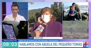 El sensible llamado de abuela de Tomás para continuar con la búsqueda del menor en Lemu: 