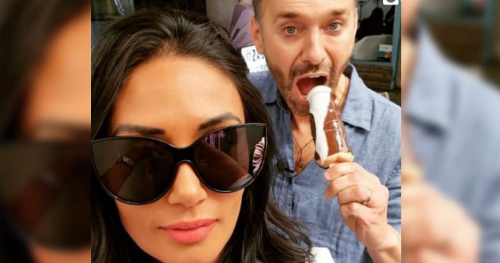Pamela Díaz y Jordi Castel sacaron risas en las redes con divertido registro: “Jordi está probando…”