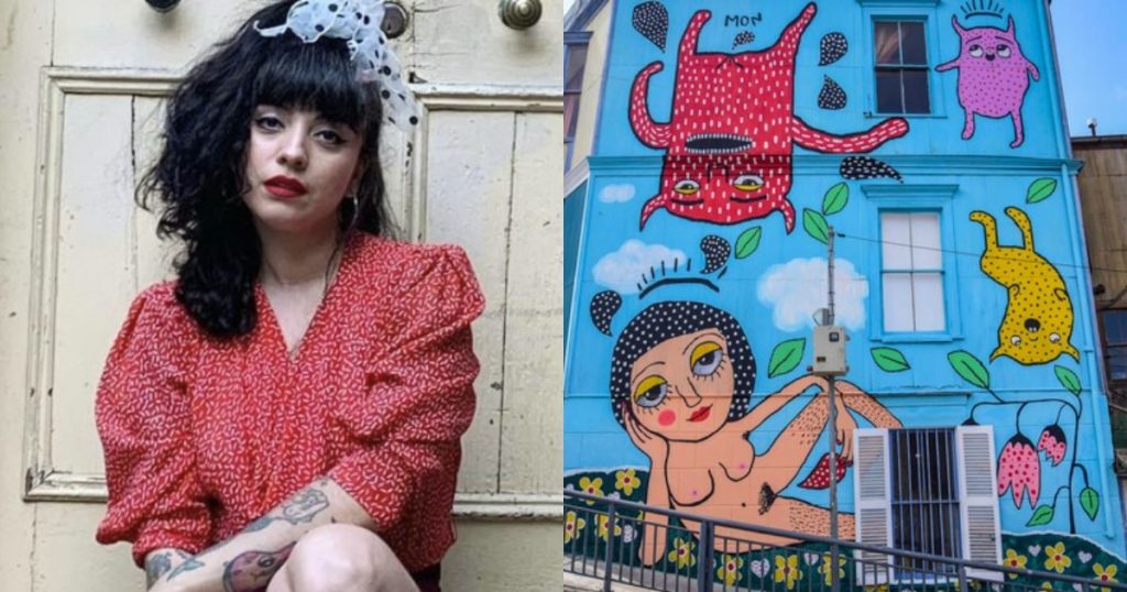 “Arriesga multa”: Seremi de Valparaíso se refirió a mural de Mon Laferte en Valparaíso