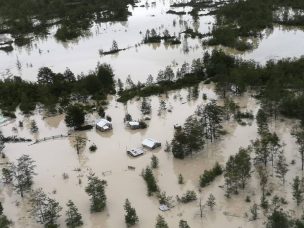 Onemi emitió una alerta temprana preventiva por posibles inundaciones en Tortel