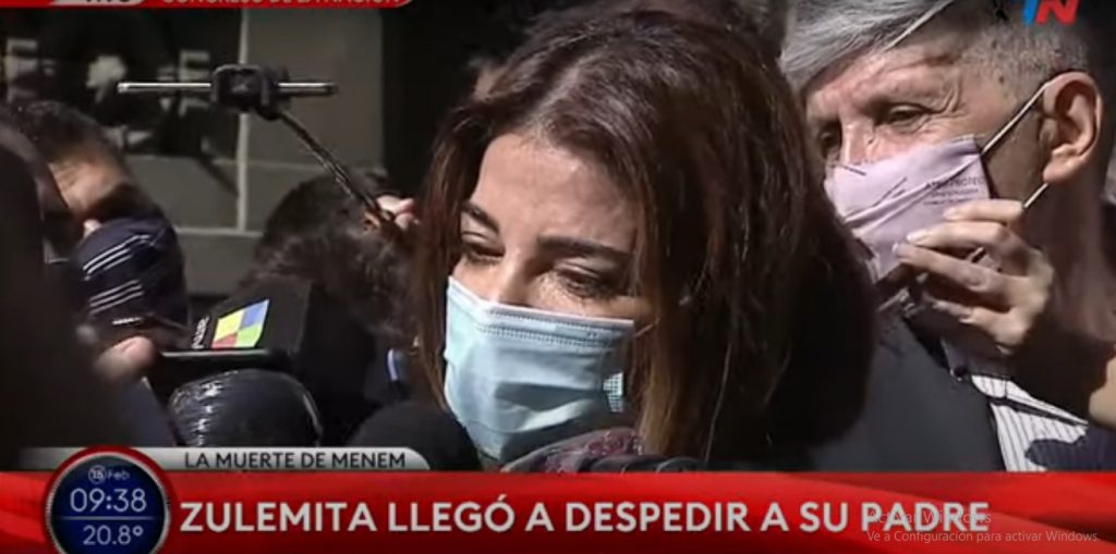 Zulemita Menem habló con su hermano Máximo: “Lo llamé para que pudiera venir, para que se pudiera despedir de mi papá”