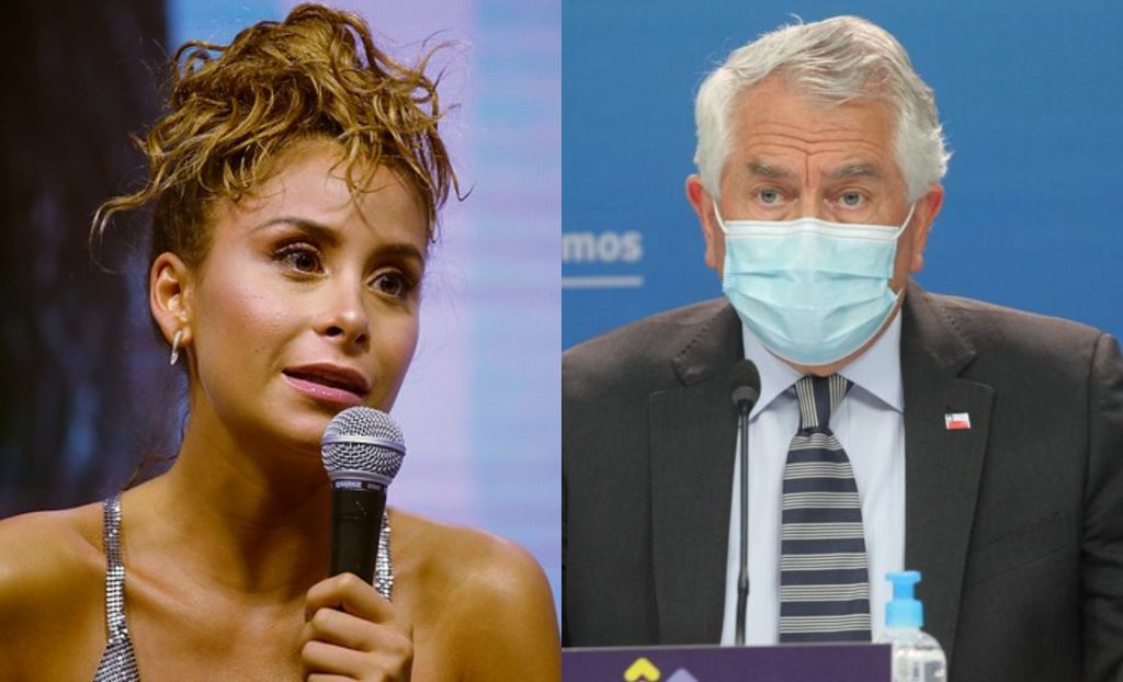 Ministro Paris pide a Cami Gallardo que ayude a difundir mensajes sanitarios: “Creo que eso sería mucho más positivo que la multa”