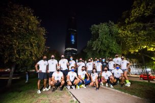 Con vistoso show de luces en el Costanera Center, adidas lanzó su nuevo modelo de zapatillas