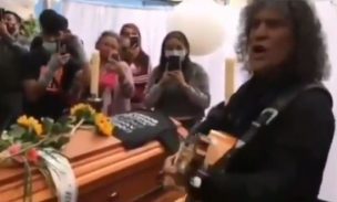 Vocalista de Illapu llegó a despedir a malabarista muerto en Panguipulli