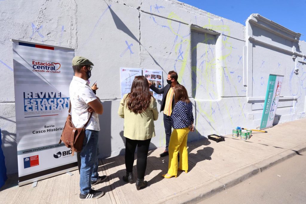 10 murales serán pintados en casco histórico de Estación Central
