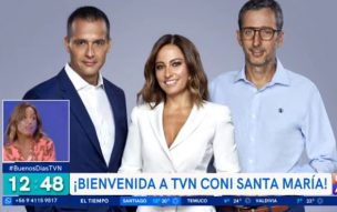 [VIDEO] Así fue el adelantado debut de Constanza Santa María en TVN: 