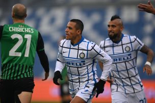 Inter de Alexis Sánchez y Arturo Vidal mostró su nueva insignia