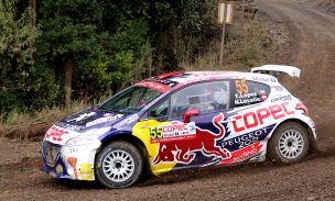 'Chaleco' López quedó entre los Top Siete en la Copa Mobil 1 de Rally