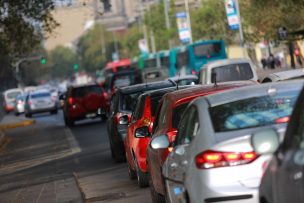 Flujo vehicular aumentó un 11,28% respecto del miércoles pasado en el 