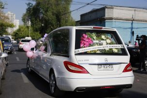 Este jueves se realizaron los funerales de niña asesinada en Huechuraba